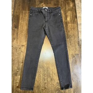 Abercrombie & Fitch Super Skinny Mid Rise Jeans 28/6 Black